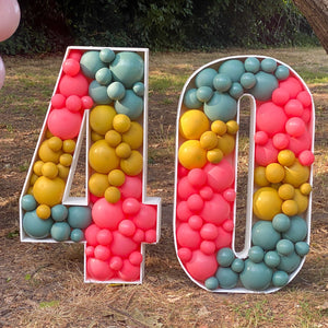 Balloon Mosaic- 30" Number(s) or Letter(s)